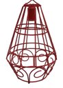 Ver imagem 3 de Pendente Artesanal Luminária para Balcão de Bar e Área Gourmet Cozinha Moderna - Vermelho Claro