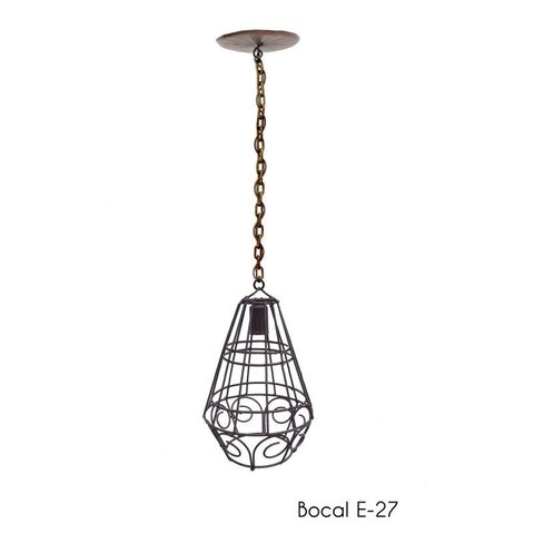Pendente Artesanal Luminária para Balcão de Bar e Área Gourmet Cozinha Moderna - Verniz