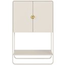 Ver mais imagens de Balcão Aparador Bar para Sala Industrial 2 Portas 90cm Alek A03 Off White - Lyam Decor