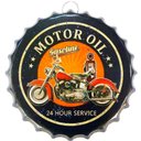 Ver imagem 1 de Placa Metal Alto Relevo Tampa Motor Oil