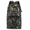 Ver imagem 1 de Mochila Resistente Impermeavel Camuflada Grande 5 Bolsos Camping Trilha Aventura Viagem