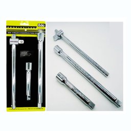 Kit Cabo Força T e Extensão Para Chave Catraca Soquete - 2