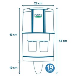 Purificador Purific Saúde refil camadas com boia - 2