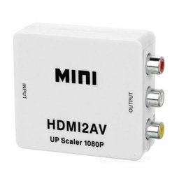 Mini Conversor Adaptador HDMI para RCA Áudio e Vídeo - 2