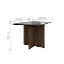 Ver imagem 2 de Mesa Benício 4 Lugares Amêndoa