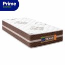 Ver mais imagens de Cama Box Baú Solteiro Sintético + Colchão Molas Ensacadas Texas Prime Colchões 88cm Preto