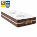 Ver imagem 5 de Cama Box Baú Solteiro Sintético + Colchão Molas Ensacadas Texas Prime Colchões 88cm Preto