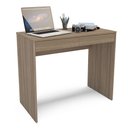 Ver imagem 3 de Mesa Aparador Tijuca 90cm 2 Gavetas Castanho Politorno Móveis