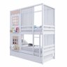 Treliche Casinha 2 Janelas Cortina Madeira Branco-rosa - 3