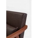 Ver imagem 7 de Kit Poltrona Aurora Corino C/ Almofada Decorativa:marrom