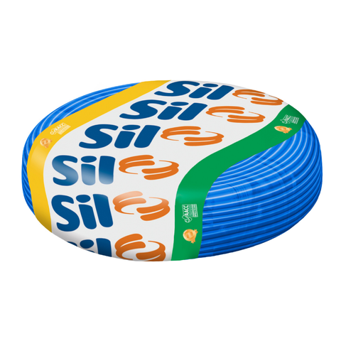 Cabo Elétrico Flexível Sil 750v 2.5mm Rolo 100 Metros Azul