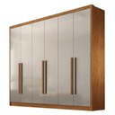 Ver imagem 1 de Guarda Roupa Casal Linea 6 Portas 6 Gavetas Cinamomo Fendi - Novo Horizonte