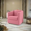 Ver imagem 1 de Poltrona Decorativa Mariana Suede Rosa Dal Poz Estofados