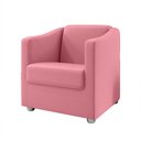 Ver imagem 2 de Poltrona Decorativa Mariana Suede Rosa Dal Poz Estofados
