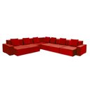 Ver imagem 5 de Sofá Dubai 4.57x4.57m de Canto Retrátil - Vermelho