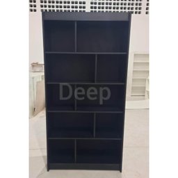 Estante Meia Colméia Multiuso Preto 185X92X32Cm - Deep - 2