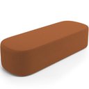 Ver imagem 6 de Cabeceira Cama Box King 195cm Lanna com Puff Recamier Doha W01 Bouclê Terracota - Lyam Decor