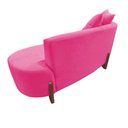 Ver imagem 6 de Namoradeira Sofá Feijão Luna Orgânica Couro Rosa Pink