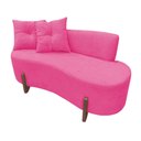 Ver imagem 4 de Namoradeira Sofá Feijão Luna Orgânica Couro Rosa Pink
