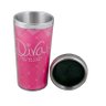 Copo Térmico Rosa com Tampa Diva 400 Ml - Uatt? - 5