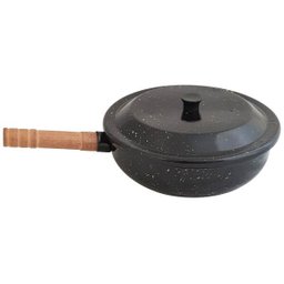 Fritadeira Panela Esmaltada Com Tampa E Cesto 2,7 litros Frituras - 2