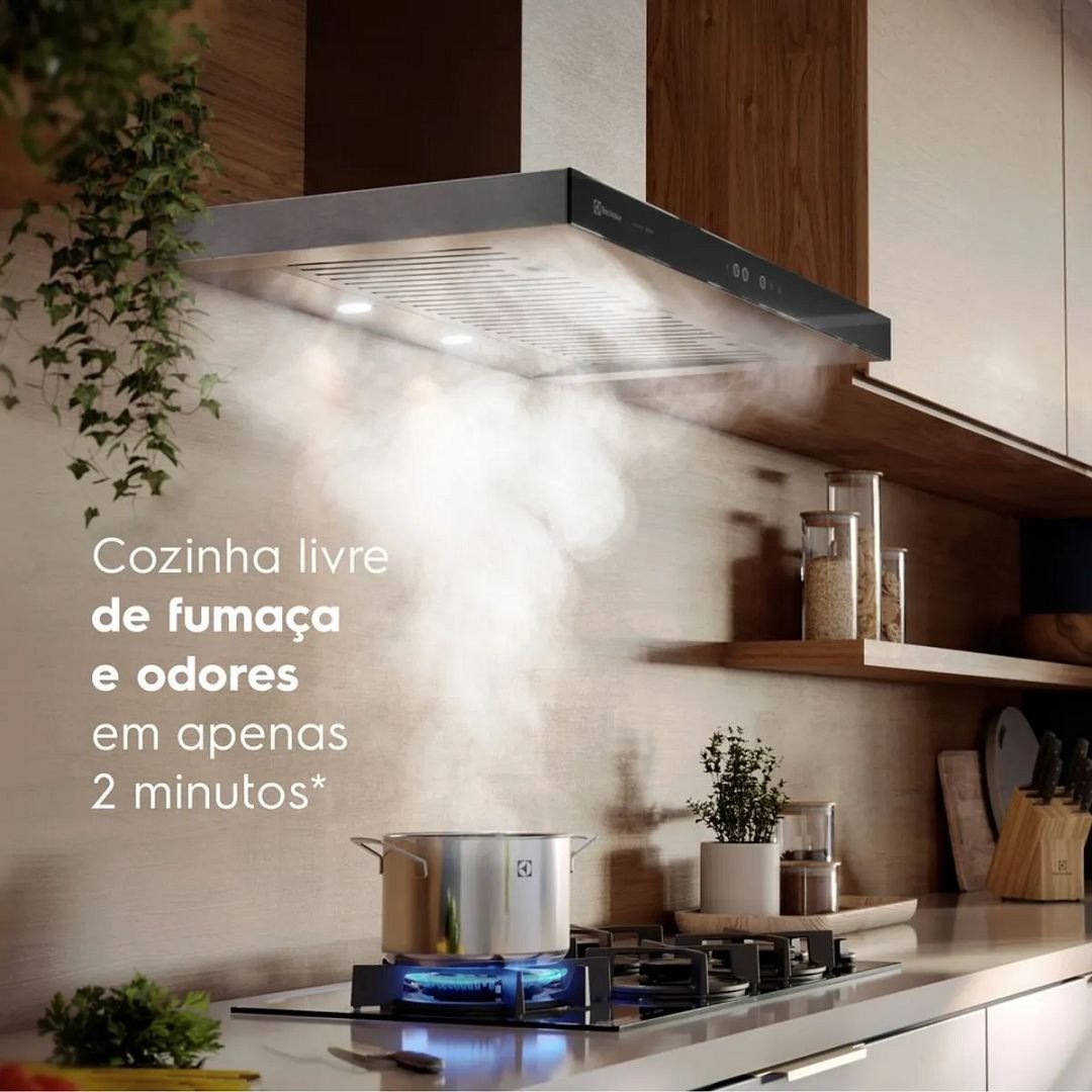 Coifa de Parede 90cm Inox Home Pro Ce9hp | Electrolux:220v - 6