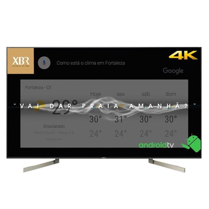 Smart TV LED 65 Polegadas Sony xbr65x905F, 4K Hdr, Android, Wi-Fi, 3 USB, 4 HDMI, x-Tended Dynamic - 4