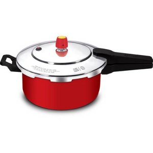 Panela De Pressão Eirilar New Line Fechamento Externo Antiaderente 5 Litros Red