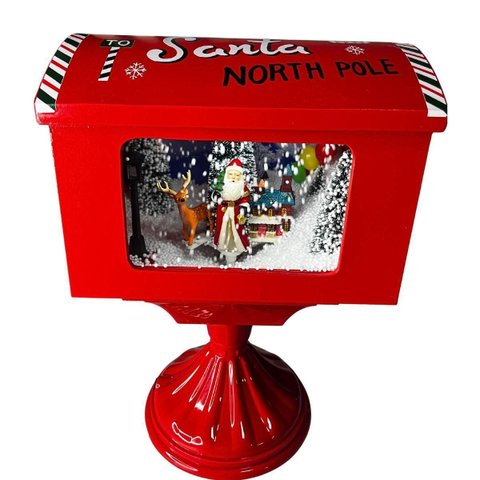Mini Caixa Postal de Natal com Som Luminoso Wincy Ntd21022