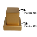 Ver imagem 6 de Acabamento Abs Quadrado Registro Base Docol Volante Dourado