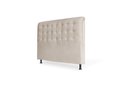 Ver imagem 1 de Cabeceira De Cama Box Ana Solteiro 90cm X 118cm Couro Bege Ms Decor