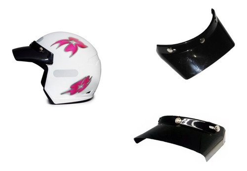 Pala (aba) Preta Capacete Taurus Wind Piruzinho Polivisor - 3