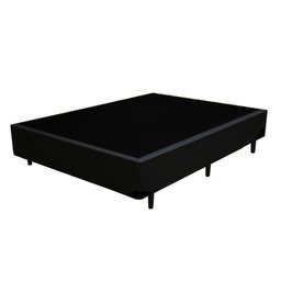 Base Box Casal Santo Box Sintético Preto 40x138x188 - 1