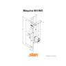 Fechadura Porta de Correr Stam Externa 901 Inox Escovado - 3