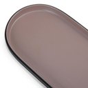Ver imagem 6 de Prato Oval Dual Color Nude 29 Cm Melamina 100% Profissional