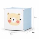Ver imagem 6 de GUARDA ROUPA INFANTIL ARMARIO MODULAR 6 PORTAS MULTIUSO ORGANIZADOR BEBE BRINQUEDOS SAPATOS ESTANTE