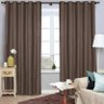 Cortina Para Sala Quarto Marrom Escuro 2,80x2,50 Lisa Sultan - MARROM - 1