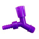 Ver imagem 1 de Kit 5 Torneiras Para Tanque E Jardim Bico 3/4 Roxo Neon