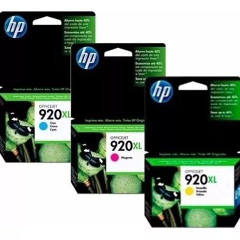 Kit Cartucho Hp 920xl Cd975al Officejet Dwn 6000 6500 E709c 7500a