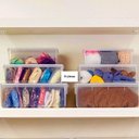 Ver imagem 3 de Kit 3 Caixas Herméticas Plásticas Empilháveis 11l Transparente