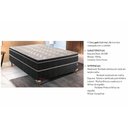 Ver imagem 2 de Cama Box Conjugado Solteiro: Colchão Molas Extrapedic Sublime Life Pillow Black (88x188x48)