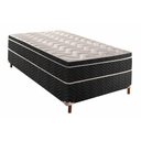 Ver imagem 1 de Cama Box Conjugado Solteiro: Colchão Molas Extrapedic Sublime Life Pillow Black (88x188x48)