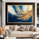 Ver imagem 2 de Quadro Decorativo Abstrato Munificência Azul