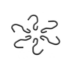 Gancho para Barra Piatina cor onix 6 unidades