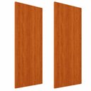 Ver imagem 1 de Kit 2 Folhas de Porta Lisa 210cm Interna Pronta Instalar:80 cm/Mogno