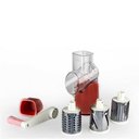 Ver imagem 2 de Cortador Fatiador Legumes 3 Laminas Verduras Ralador