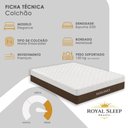 Ver imagem 4 de Cama Box Casal Elegance Pillow Top Molas Ensacadas Suede Bege Royal