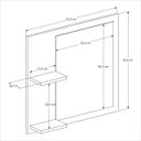 Ver imagem 7 de Conjunto Gabinete Adonis Organizador 60 Cm Banheiro Pérola