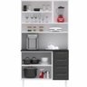 KIT Cozinha em Aço Colormaq Titanium 05 portas 04 gavetas com vidro – Branco/Grafite - 3