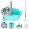 Balde Spin Mop 360 Cesto Inox Removível Rodinha Dispenser - 1